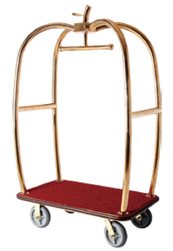 Hotel luggage cart in bronze plated.jpg
