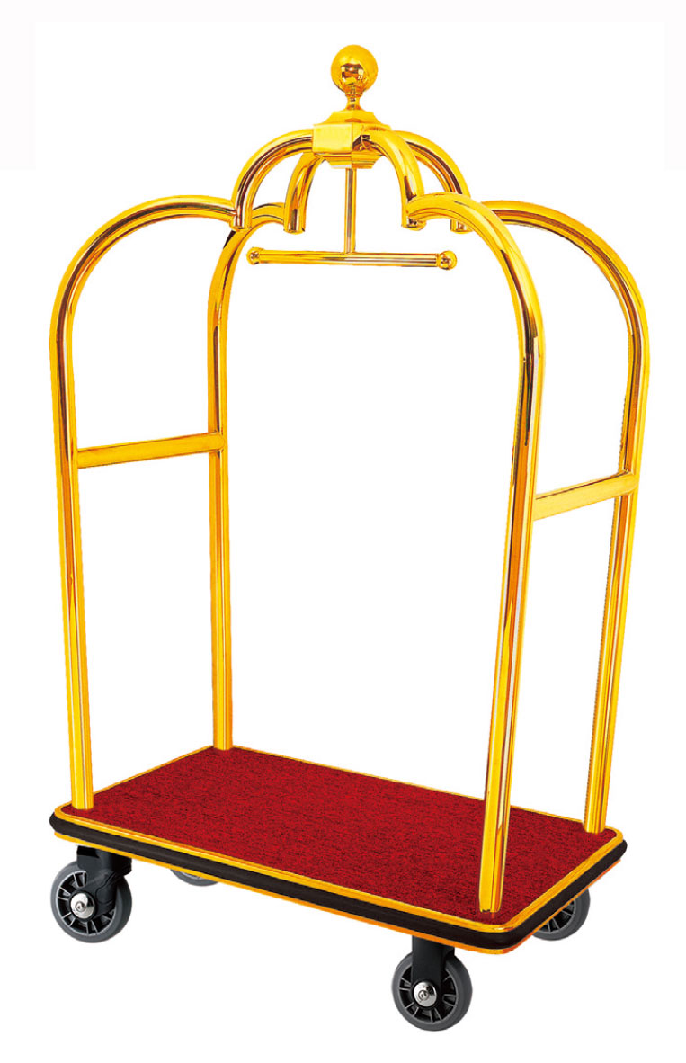 Heavy duty hotel bellman's cart