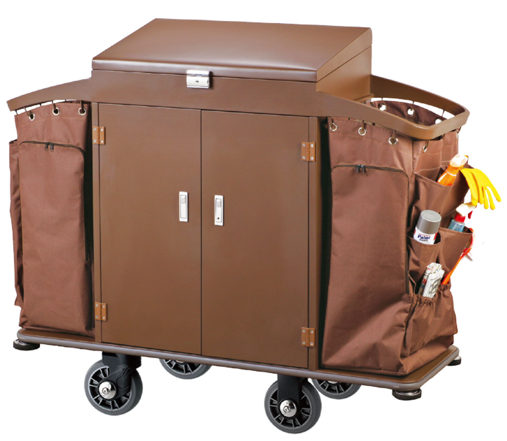 Full Size Cleaning Cart, Hotel Housekeeping Supplies