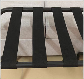 Folding suitcase rack