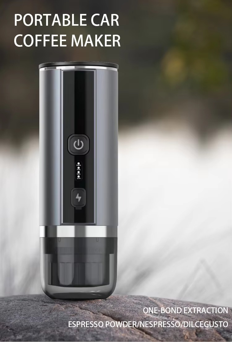 Single Serve K Cup 3 in 1 Travel Mini Capsule Espresso Machine Portable Coffee Maker Efficient Compact Coffee Maker for Nespresso Capsules and Easy Use