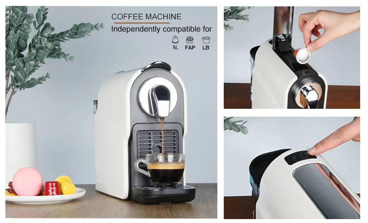 Commercial Espresso Compatible Capsule Coffee Machine New Home Kitchen Electric Automatic Espresso Machines Capsule Coffee Machine Coffee Maker 