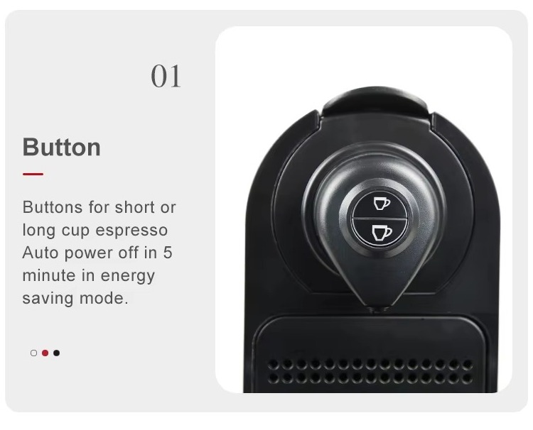 Home Appliance Hotel Amenities Bars Automatic Capsule Coffee Machine Maker Set with Electric Kettle and Cup Tray