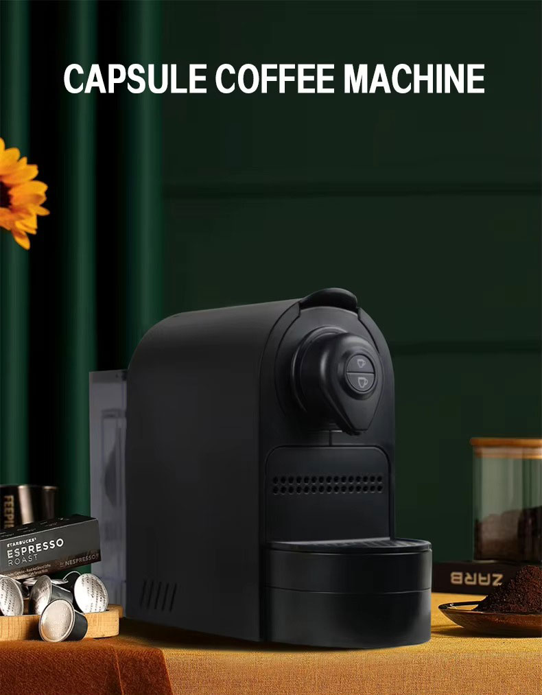 Hospitality Products Nespresso Coffee Machine Automatic Capsule Coffee Machine Set with Elegant Kettle and Cup Holder Tray