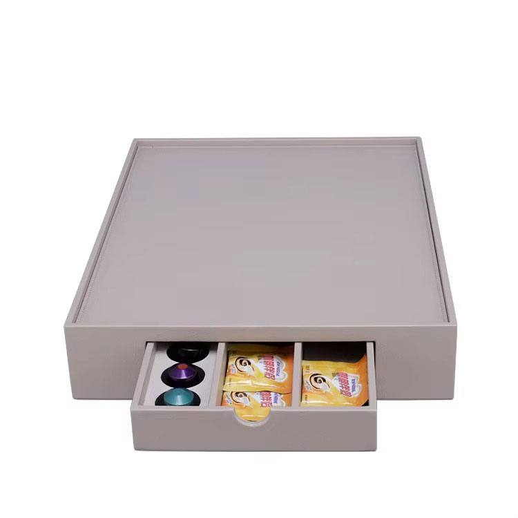 Home Appliance New Hotel Electric Kettle Welcome Tray Set and Coffee Making Machines with Stylish Coffee Maker and Tray