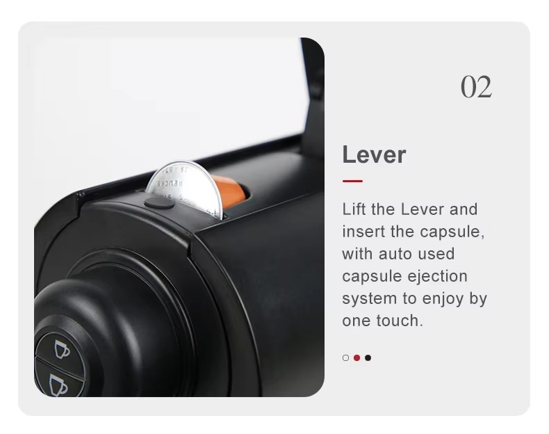 Hospitality Products Nespresso Coffee Machine Automatic Capsule Coffee Machine Set with Elegant Kettle and Cup Holder Tray