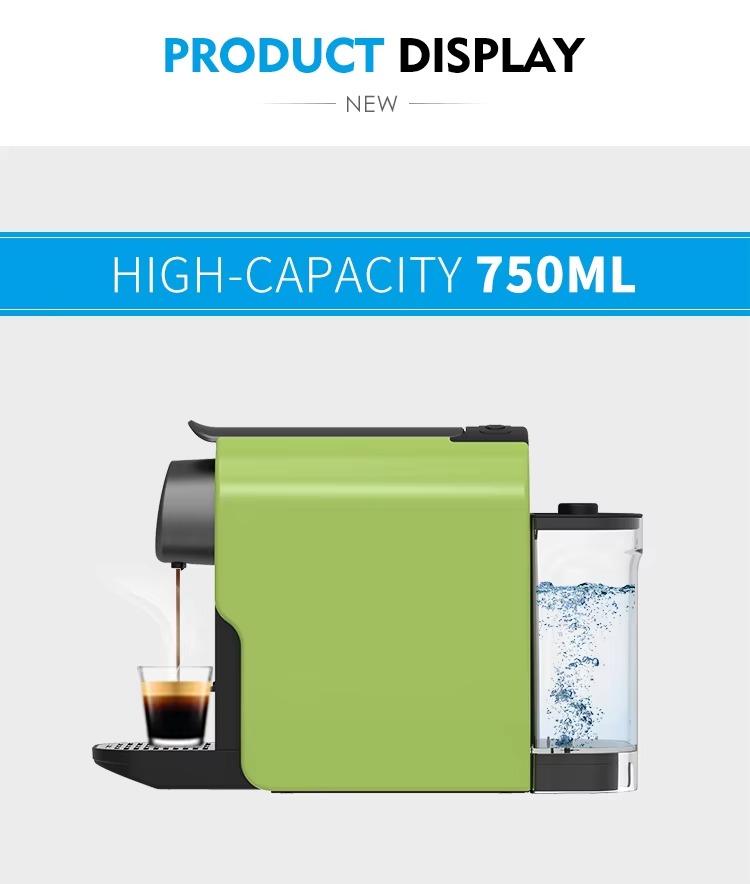 Auto Espresso Coffee Capsule Coffee Machine Coffee Maker Compact Coffee Maker for Automatic Espresso Brewing with Espresso Capsules