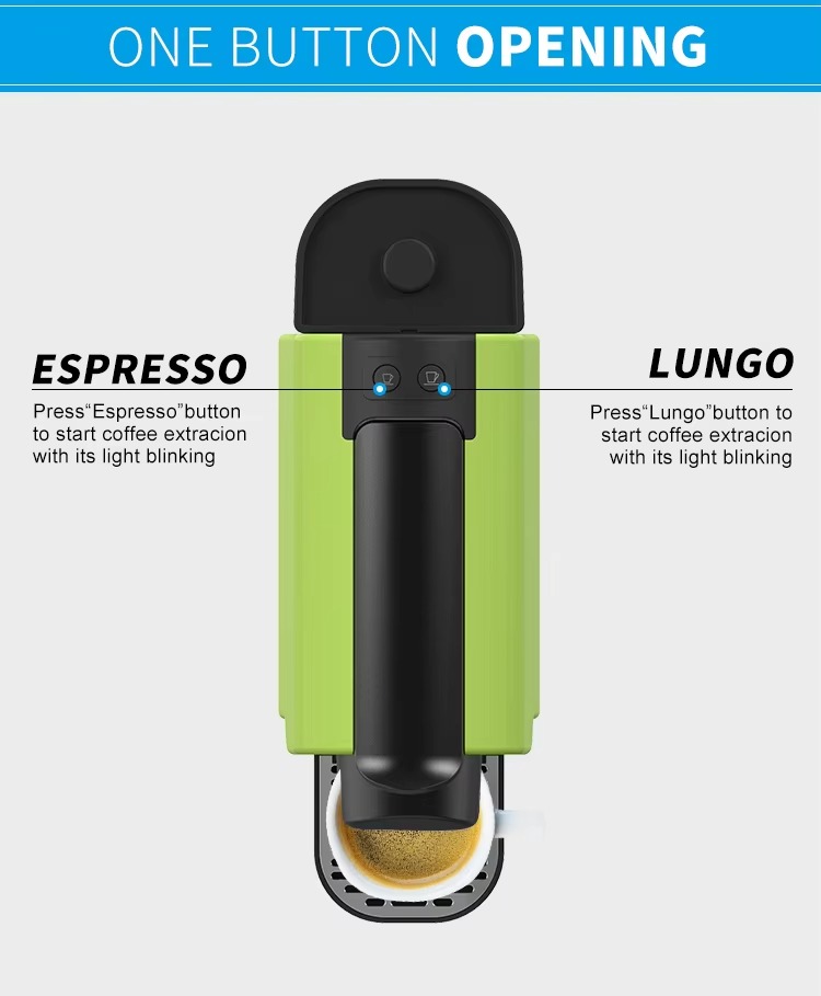 Auto Espresso Coffee Capsule Coffee Machine Coffee Maker Compact Coffee Maker for Automatic Espresso Brewing with Espresso Capsules