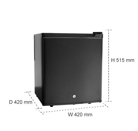 Compact 55W Energy Efficient Mini Bar Refrigerator with with Eco-Friendly LED Illumination