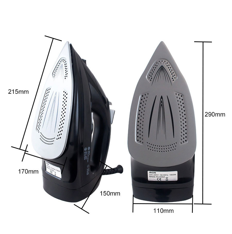 New Arrival Hotel Powerful Ceramic Soleplate Electric Steam Iron with Indicator Light