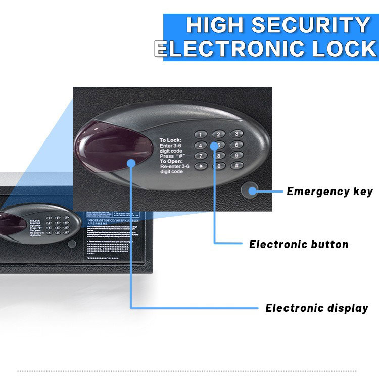 Hot Selling Professional Metal Drawer Type Safe Box Hotel Safe Money Cash Lock Box