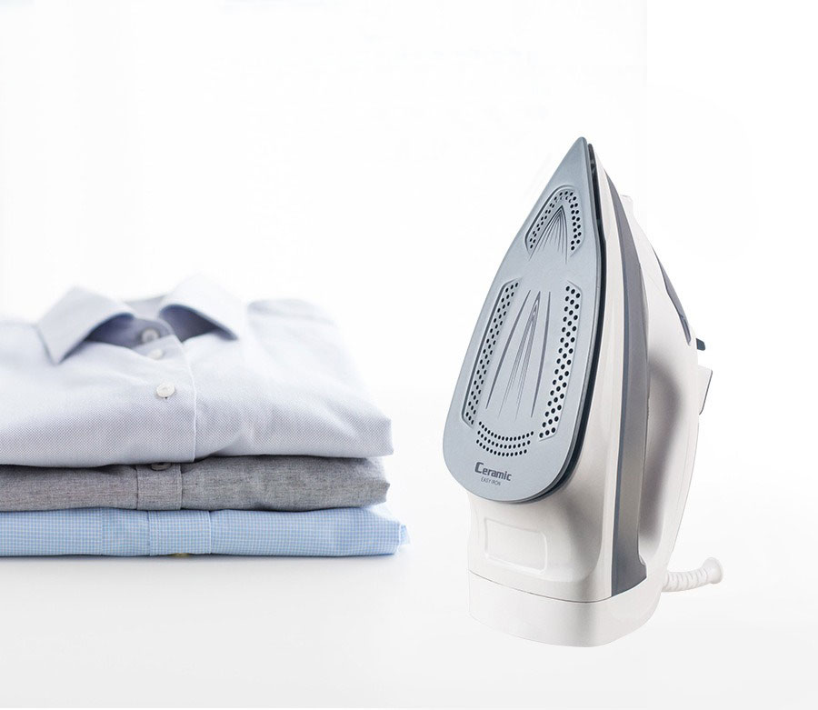 Hot Sale 2000W Automatic Electric Dry Iron Steam Iron with Ceramic Soleplate for Hotels