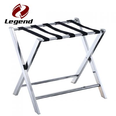 Hotel stainless steel luggage rack