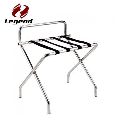 Stainless steel hotel luggage rack