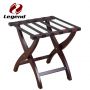 Foldable wooden luggage rack