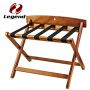 Solid wood luggage rack for hotels