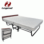 Foldable iron add bed