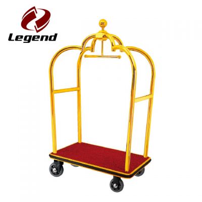 Heavy duty hotel bellman's cart