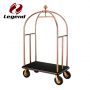 Hotel lobby luggage cart