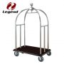 Hotel lobby luggage cart