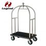 Hotel lobby luggage cart