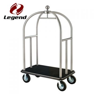 Birdcage luggage trolley