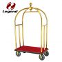 Stainless steel birdcage luggage cart