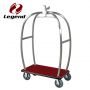 Stainless steel birdcage luggage cart