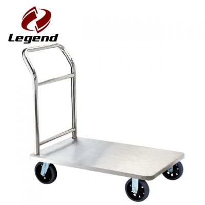 Chrome Luggage Platform Cart