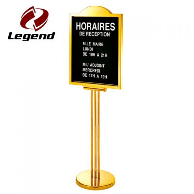 Hotel Menu Frame Stand