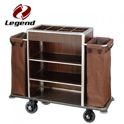 Equipment Housekeeping Carts,Hotel Housekeeping Cart Laundry Trolley with Canvas Bag,Hotel Housekeeping Trolley Maid Cart,Hotel Restaurant Supply,Housekeeping Carts & Hospitality Carts