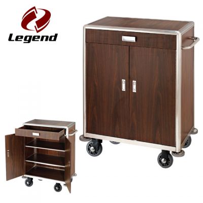 Hotel Cleaning Supplies,Housekeeping Supplies,Multi function hotel housekeeping cart,Popular hotel cleaning trolley