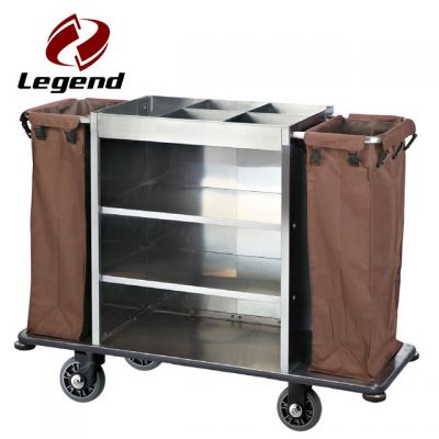 Steel housekeeping carts