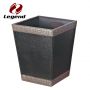 Faux Leather Waste Bin