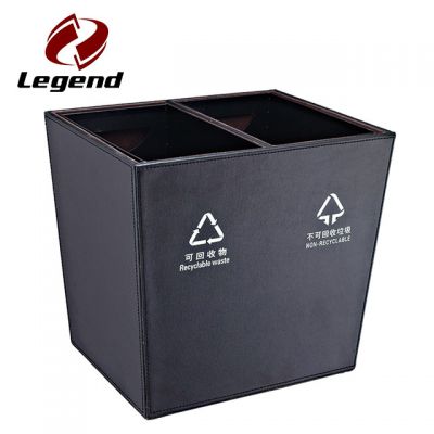 Leatherette garbage bin,Recycling Waste Bin