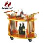 Bar & liquor trolley with Metal Frame 