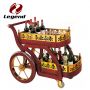 Bar & liquor trolley with Metal Frame 