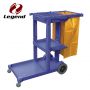 Janitorial cart with 3 Storage Shelves