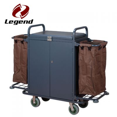 Janitorial & Cleaning Carts,Popular hotel cleaning trolley
