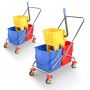 Hotel Supply Cleaning Product Housekeeping Wheelbarrow Service Cart