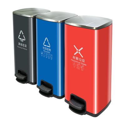 Eco-friendly trash can,Exquisite trash bin,Hotel Articles,OS&E item,Recycling Waste Bin,Recycling trash can,Stainless steel trash bin