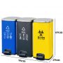 Hospital Equipment Household Sanitary Utensil Metal Trash Can