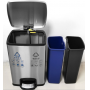 Waste Management Equipment Kitchen Accessories Sanitary Ware Mobile Waste Containers Trash Bin