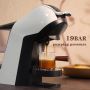 Sleek Espresso Coffee Machine Multi-Compatible Capsule Coffee Machine Works with Ns Dolce Gusto 19 Bar Pressure