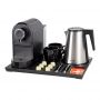 Hospitality Products Nespresso Coffee Machine Automatic Capsule Coffee Machine Set with Elegant Kettle and Cup Holder Tray
